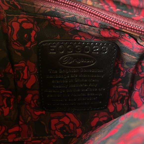 Brighton leather - hand braided purse - beautiful bag! - Picture 3 of 10